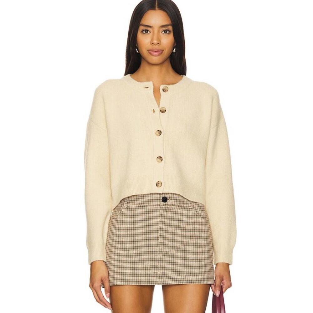 Fiona Cardigan in Creme Callahan NWT REVOLVE‎